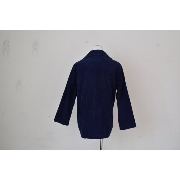 Vintage 80s Laurel California Navy Corduroy Jacket - Picture 3 of 10
